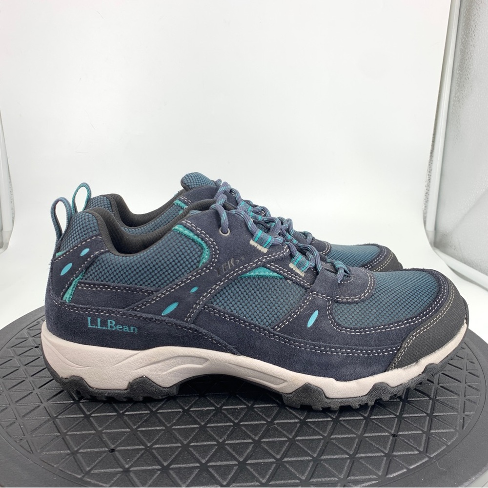 L.L. Bean Women's Navy and Teal Hiking Sneakers
